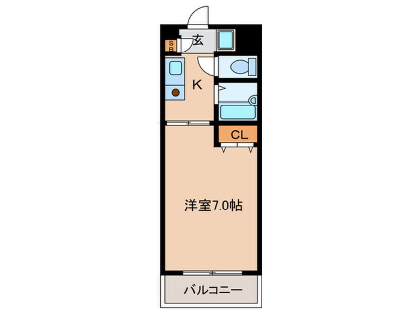 間取図 カランドリエ