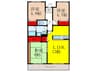 アルビス五月ヶ丘１１４号棟 3LDKの間取り
