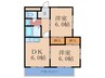 トッププラザ 2DKの間取り