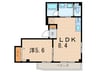 HIGH　WOODS　YAMATE 1LDKの間取り