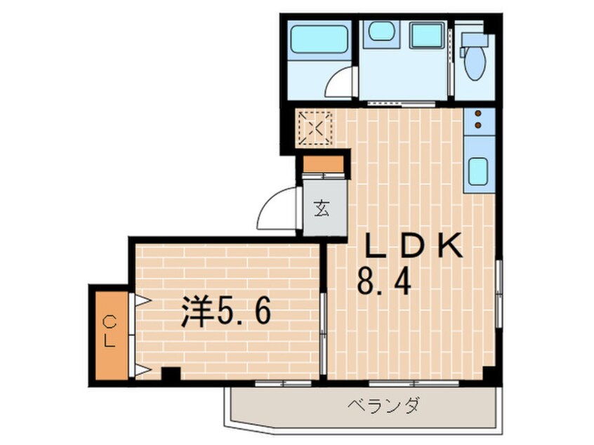 間取図 HIGH　WOODS　YAMATE