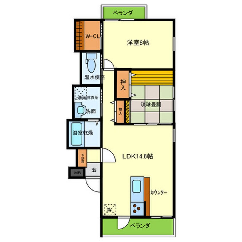 間取図 ルシオ藤井寺