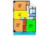 エル三津屋 3DKの間取り