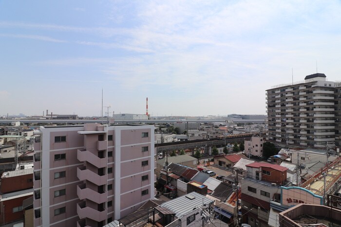 室内からの展望 ネオ・デンクマ－ル１号館