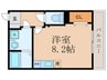 グランデコート大宅ＳＯＵＴＨ 1Rの間取り