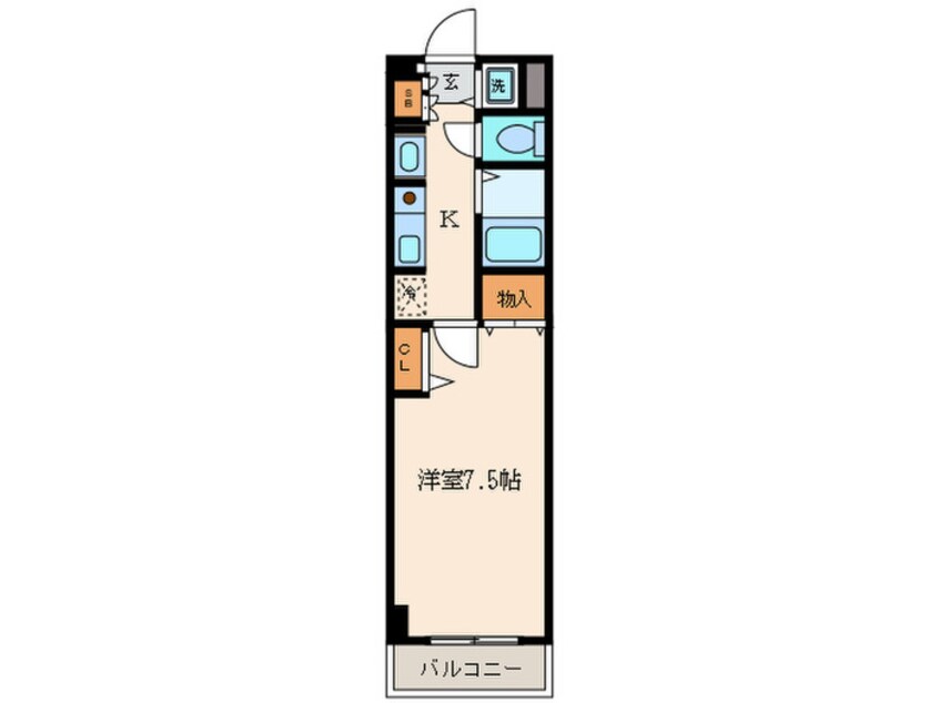 間取図 メゾン・プレジ－ル