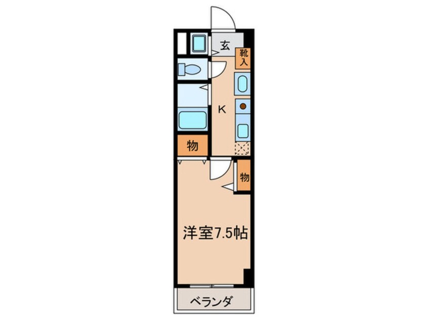 間取図 メゾン・プレジ－ル