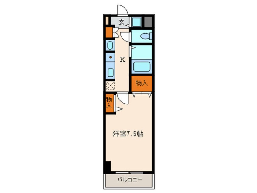 間取図 メゾン・プレジ－ル