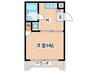 サンシャイン香里園５ 1Kの間取り