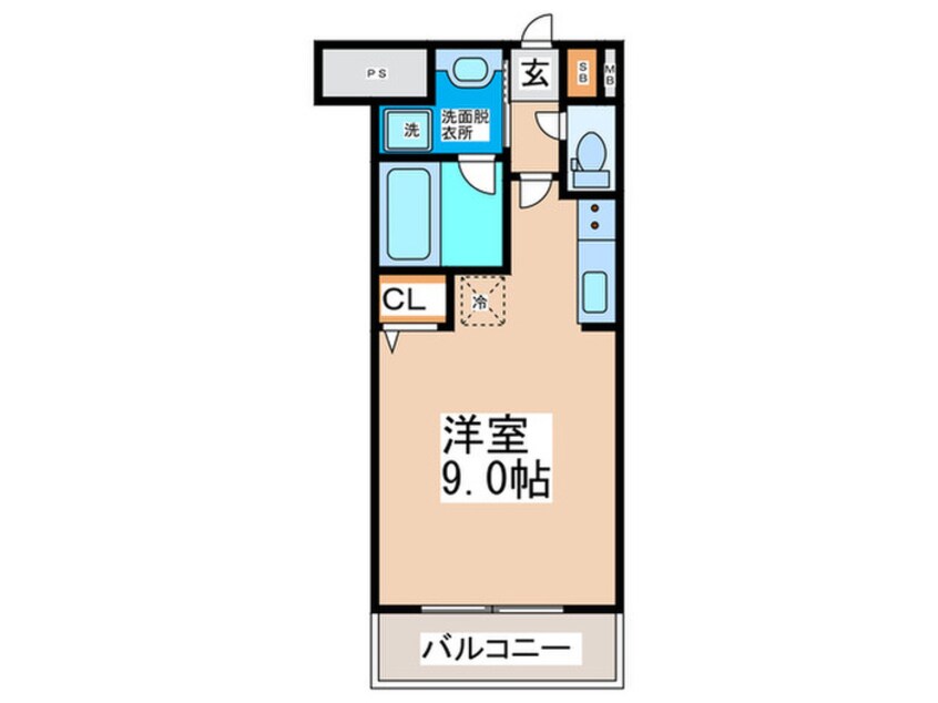 間取図 メゾン田中平野