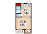 ＶＯＬ．１ワ－カ－ 1DKの間取り