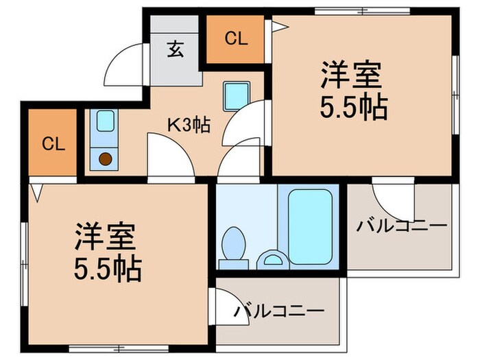 間取り図 ピオネ pionner 一番館