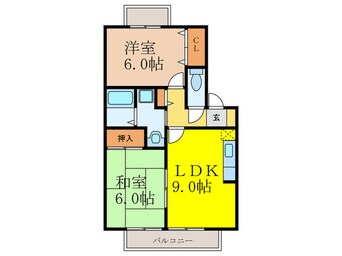 間取図 エクレ－ル