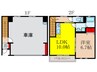 Espaca箕面桜ヶ丘 1LDKの間取り