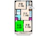 ハイツ五百住 3DKの間取り