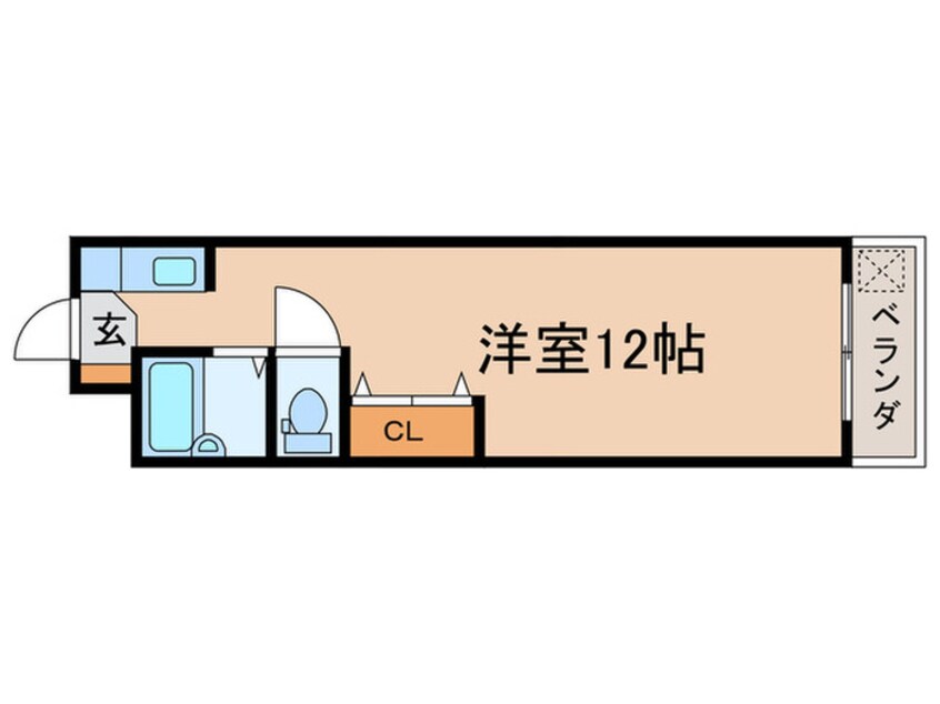 間取図 グランディ－ル荒神口(407)