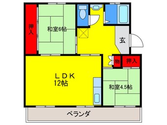 間取図 グランドハイツあき