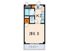 ルーチェ高徳 1Kの間取り