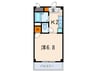 ルーチェ高徳 1Kの間取り