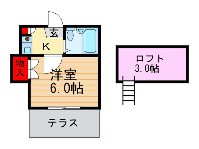 間取り図 ハイツマルシェⅡ