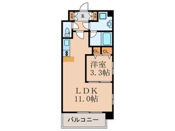 間取図 ラルテ中津