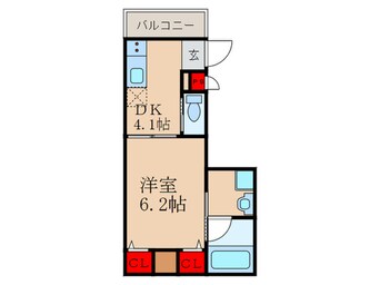 間取図 リアンコート江坂