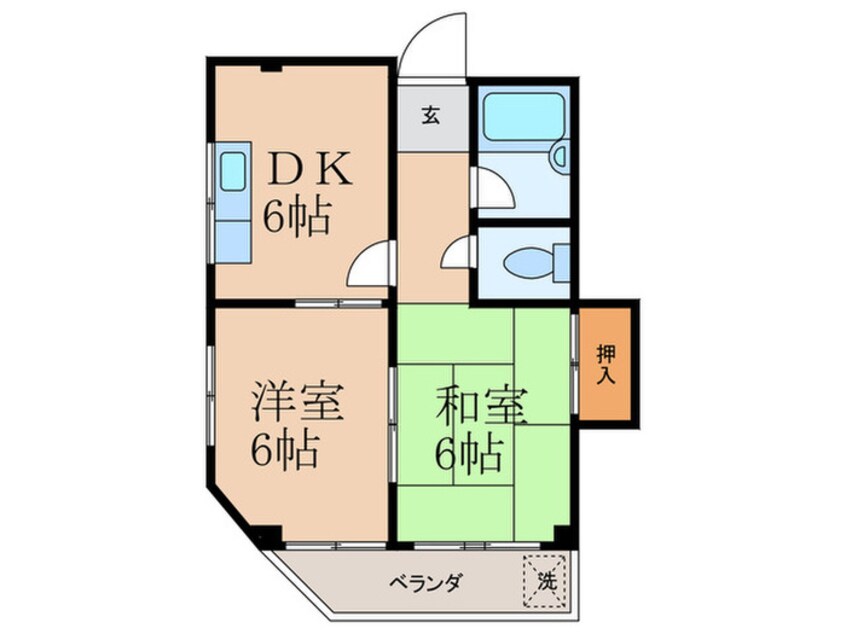 間取図 シェーネシュトラーセ