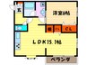 多蔵ハイツ 1LDKの間取り