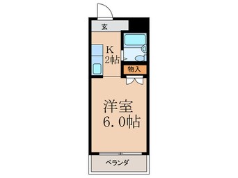 間取図 キングコーポ堂山