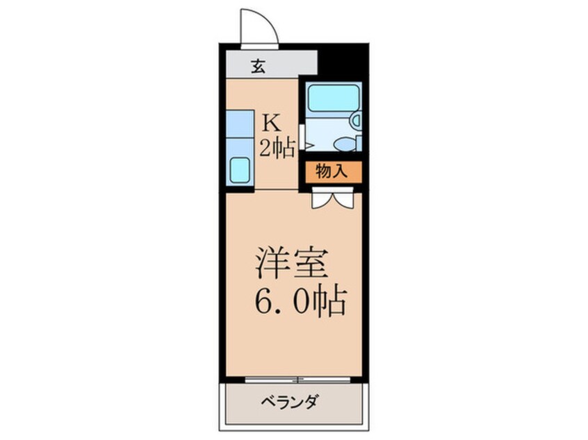 間取図 キングコーポ堂山