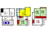 吹田市春日一丁目戸建 4LDKの間取り