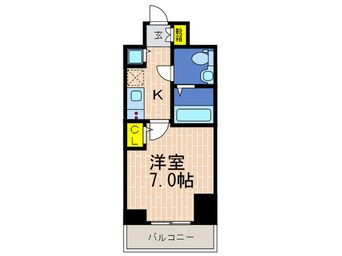 間取図 セレニテ神戸元町クレア