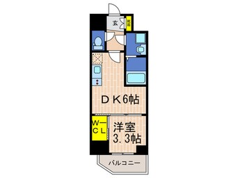 間取図 セレニテ神戸元町クレア