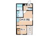 The　Haven Osaka 1DKの間取り