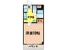 ＭＹコ－ト深井 1Kの間取り