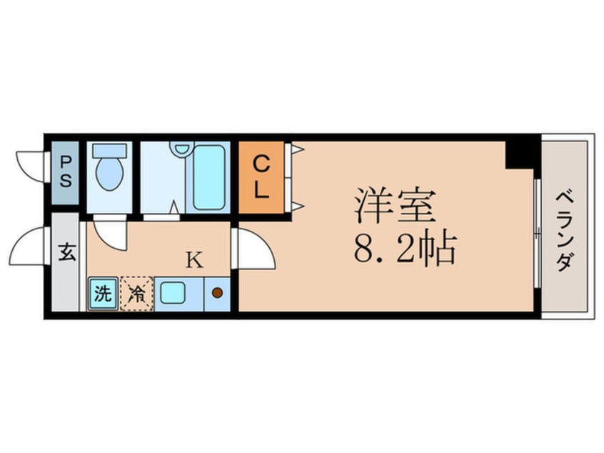 間取図 カーサ椥辻