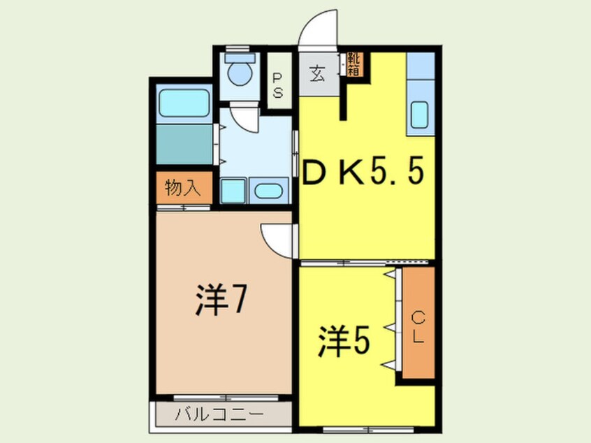 間取図 コ－ポラス森