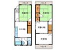 安井様壱戸建貸家 4DKの間取り