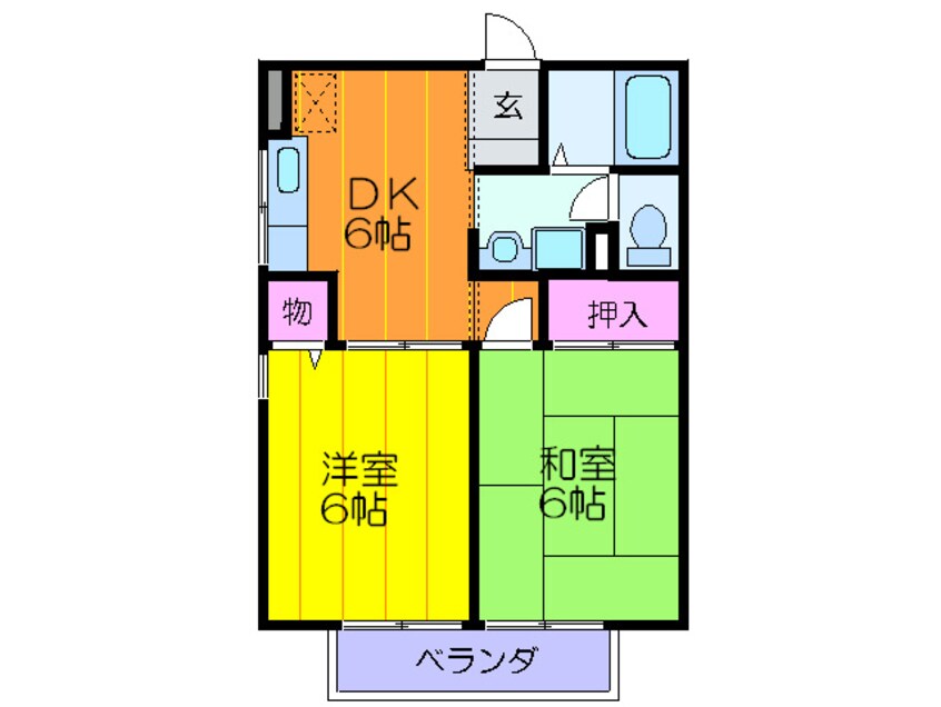 間取図 グリーンヒル清滝