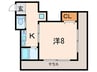 コピアルーチェ 1Kの間取り