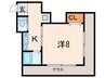 コピアルーチェ 1Kの間取り