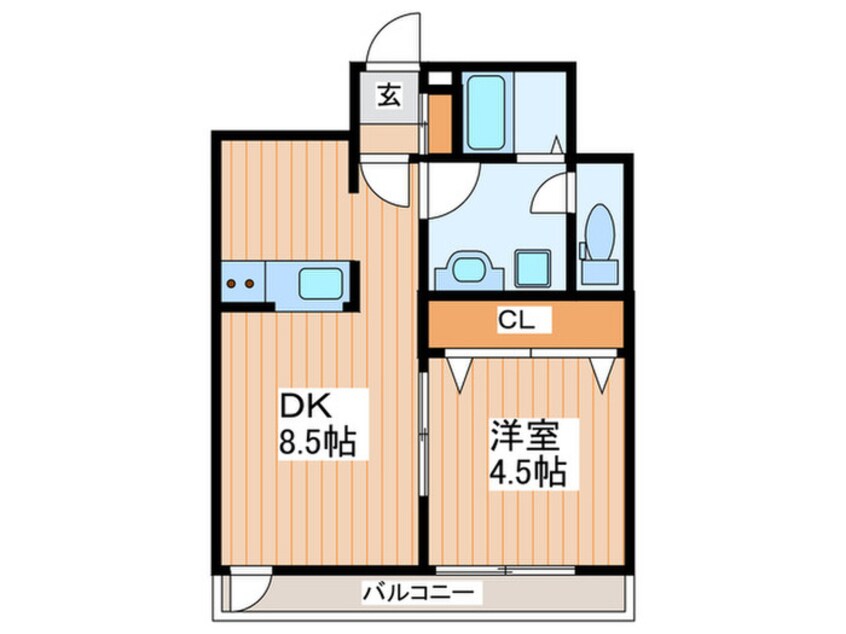 間取図 レオンズビル