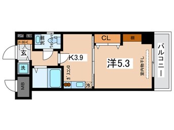 間取図 クレイドル西田辺