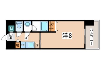 間取図 シーズンフラッツ西田辺