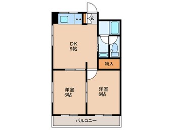 間取図 第１木村コ－ポ