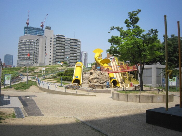 扇町公園(病院)まで650m サニーハイツ天満