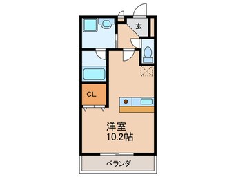 間取図 キングスコ－ト桑津