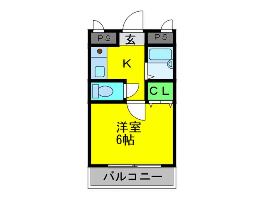 間取図 赤畑ハイツ