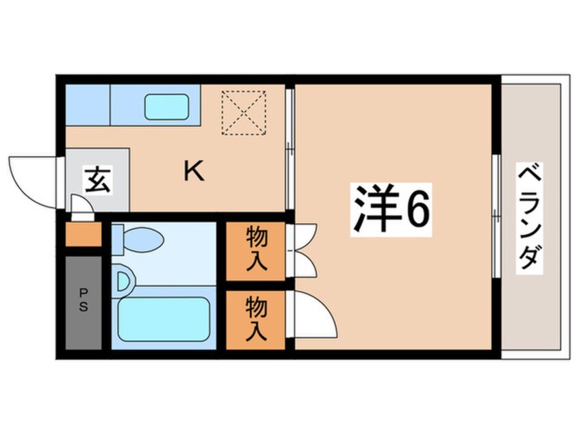 間取図 セントポリス山坂