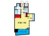 セイワパレス京町堀 1Kの間取り
